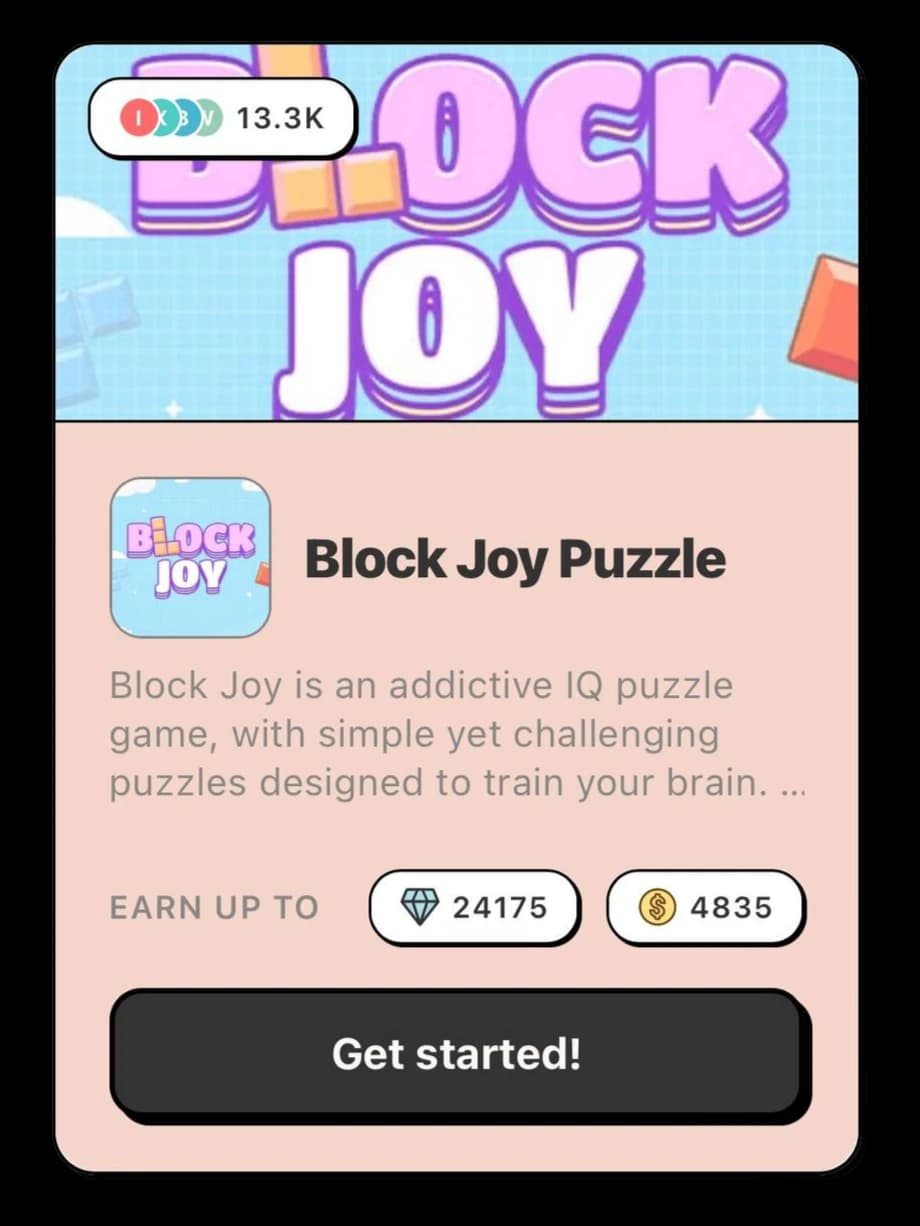 Block Joy Puzzle game card